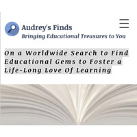 Audrey's Finds - Bringing Educational Treasures to You logo, Audrey's Finds - Bringing Educational Treasures to You contact details