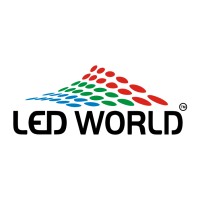 LED WORLD logo, LED WORLD contact details