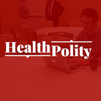 HealthPolity logo, HealthPolity contact details