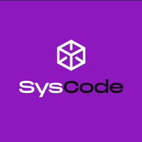 SysCode logo, SysCode contact details