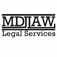 MDJ LAW logo, MDJ LAW contact details