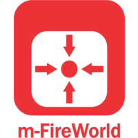 m-FireWorld logo, m-FireWorld contact details