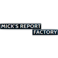 Mick's Report Factory logo, Mick's Report Factory contact details