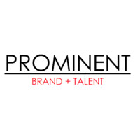 PROMINENT Brand + Talent logo, PROMINENT Brand + Talent contact details