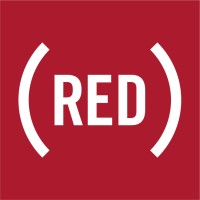 (RED) logo, (RED) contact details