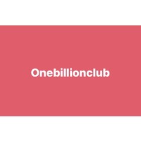 Onebillionclub logo, Onebillionclub contact details