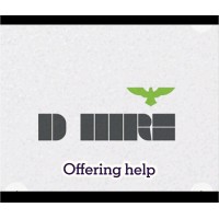 DHire logo, DHire contact details