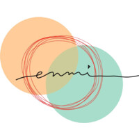 enmí logo, enmí contact details