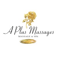 A Plus Massages logo, A Plus Massages contact details