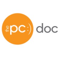 The PC Doc logo, The PC Doc contact details