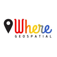 Where Geospatial logo, Where Geospatial contact details