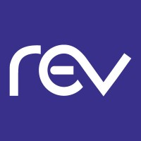 REV logo, REV contact details