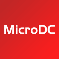 MicroDC logo, MicroDC contact details