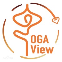 YogaView logo, YogaView contact details