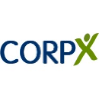 CorpX logo, CorpX contact details