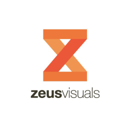 Zeus Visuals logo, Zeus Visuals contact details