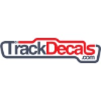 TrackDecals.com logo, TrackDecals.com contact details