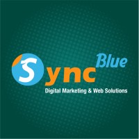 SyncBlue logo, SyncBlue contact details