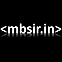 MBSIR.IN logo, MBSIR.IN contact details