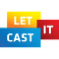 LET IT CAST logo, LET IT CAST contact details