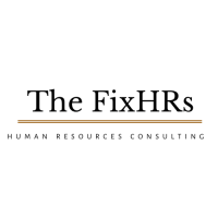 The FixHRs logo, The FixHRs contact details