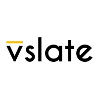 vSlate logo, vSlate contact details