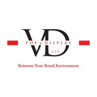 V.D.POP & Display logo, V.D.POP & Display contact details