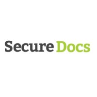 SecureDocs logo, SecureDocs contact details