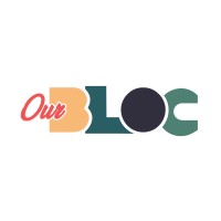 ourBLOC logo, ourBLOC contact details