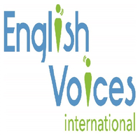 English Voices International logo, English Voices International contact details