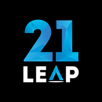 21 LEAP logo, 21 LEAP contact details