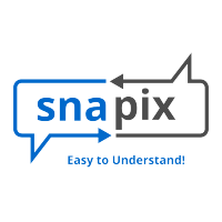 SNAPIX logo, SNAPIX contact details