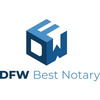 DFW Best Notary logo, DFW Best Notary contact details