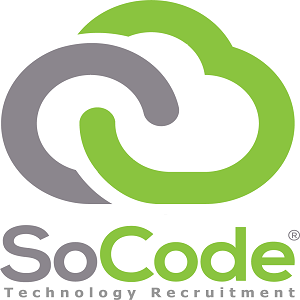 SoCode logo, SoCode contact details