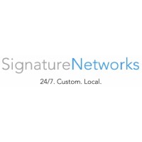 Signature Networks logo, Signature Networks contact details