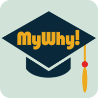 MyWhy! logo, MyWhy! contact details