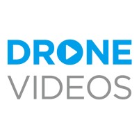 DroneVideos.com logo, DroneVideos.com contact details