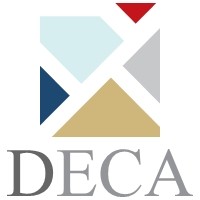 DECA logo, DECA contact details