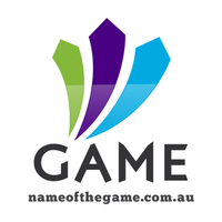 Name of the GAME logo, Name of the GAME contact details