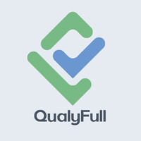 QualyFull logo, QualyFull contact details