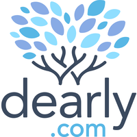 Dearly logo, Dearly contact details