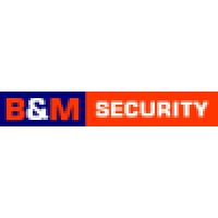 B&M Security logo, B&M Security contact details