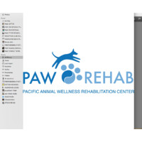 PAW REHAB logo, PAW REHAB contact details