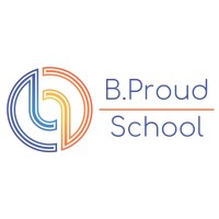 B. Proud School logo, B. Proud School contact details