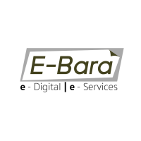 e-Bara logo, e-Bara contact details