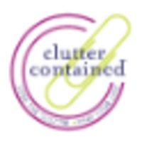 Clutter Contained logo, Clutter Contained contact details