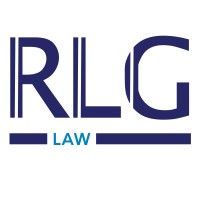 RLG Law logo, RLG Law contact details