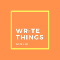 Write Things logo, Write Things contact details