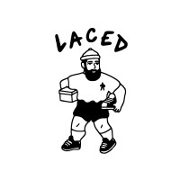 laced run logo, laced run contact details