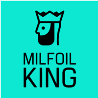 The Milfoil King logo, The Milfoil King contact details